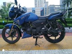 TVS Apache RTR 150 Matt Blue